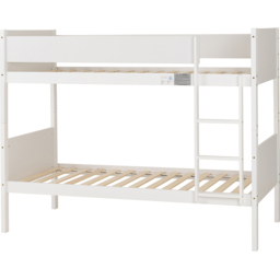 Seconique Bruno Single White Bunk Bed - Size: 157 x 197 x 103cm - Wilko - thumbnail 3