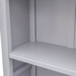 Biccari 5 Shelf Grey Bookcase - Wilko - thumbnail 7