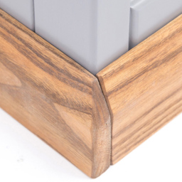 Biccari 5 Shelf Grey Bookcase - Wilko - thumbnail 6