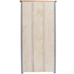 Biccari 5 Shelf Grey Bookcase - Wilko - thumbnail 5