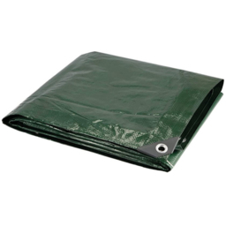 St Helens Waterproof Tarpaulin Sheet 6 x 10m - Green - Wilko