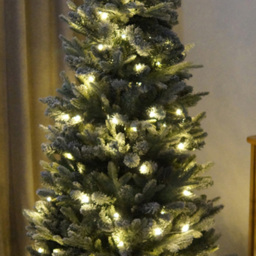 Xmas Haus Pre Lit Frosty Pine Artificial Christmas Tree 7ft - White - Wilko - thumbnail 7