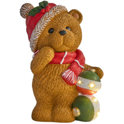 Teddy Bear with LEDBrown - Sleigh Bells Ring - Wilko - thumbnail 5