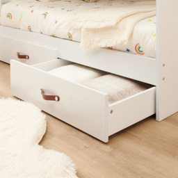 Flair Aviary Single Kids Bunk Bed with Storage Drawers and Shelves - White - Wilko - thumbnail 5
