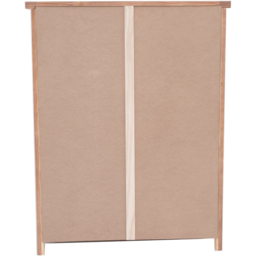 Cabinet Bits Padua 5 Drawer Brown Brass Drop Handle Chest of Drawers - Wilko - thumbnail 7