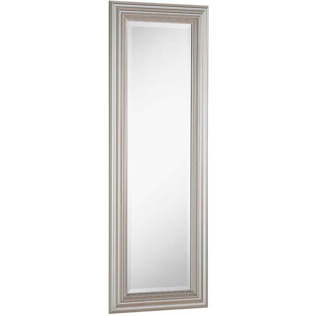 Yearn Silver Champagne Bevelled Dressing Mirror 128.5 x 44.5cm - Wilko - image 1