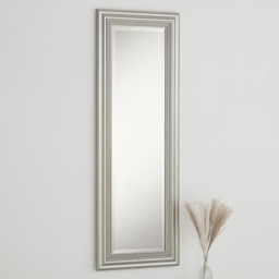 Yearn Silver Champagne Bevelled Dressing Mirror 128.5 x 44.5cm - Wilko - thumbnail 3