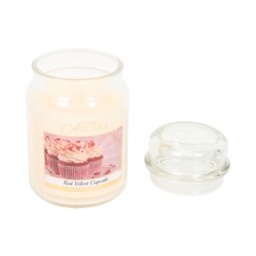 Red Velvet Cupcake Large Mason Jar Candle - True Aroma - Wilko - thumbnail 5