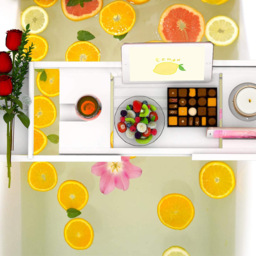 Living and Home White Bathtub Caddy Tray - Size: 4.5 x 23 x 109cm - Wilko - thumbnail 3