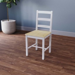 VIDA DESIGNS Yorkshire 4 Seater Dining Set White and Pine - Wilko - thumbnail 7