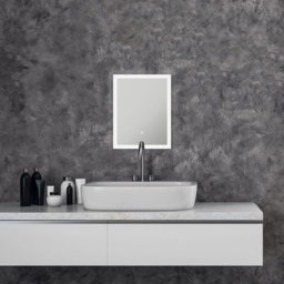 Sorrelis Faro LED Mirror 50 x 39cm - Size: 39 x 50 x 2.4cm - Multi - Wilko - thumbnail 3