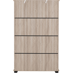 Seconique Oliver 3 Door Light Oak Effect Wardrobe - Brown - Wilko - thumbnail 7