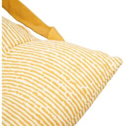 Printed Seat Pad with Handle - Yellow - Wilko - thumbnail 4