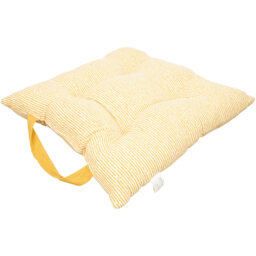 Printed Seat Pad with Handle - Yellow - Wilko - thumbnail 5