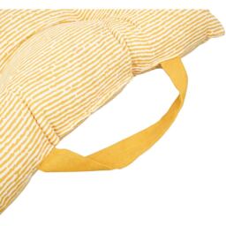 Printed Seat Pad with Handle - Yellow - Wilko - thumbnail 3