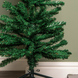 Samuel Alexander Green Pencil Artificial Christmas Tree with Green Metal Stand 4ft - Wilko - thumbnail 6