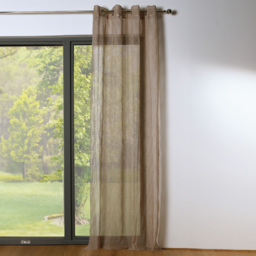 Divante Sabella Metallic Geo Voile Curatin 240 x 140cm - Size: W 140 x D 240cm - Wilko - thumbnail 1