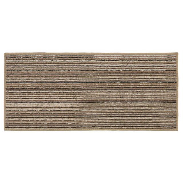 JVL Arona Beige Indoor Washable Runner 57 x 150cm - Brown - JVL Homewares - Wilko - image 1