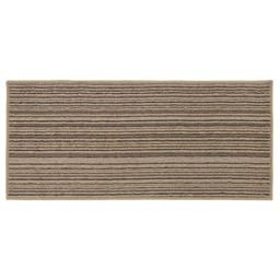 JVL Arona Beige Indoor Washable Runner 57 x 150cm - Brown - JVL Homewares - Wilko