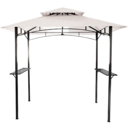 Charles Bentley 2.4 x 1.5m Beige Steel BBQ Grill Gazebo - Size: 2 x 3m - Cream - Wilko - thumbnail 3