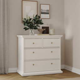 Florence Paris White 3 Piece Bedroom Furniture Set - Furniture To Go - Wilko - thumbnail 7