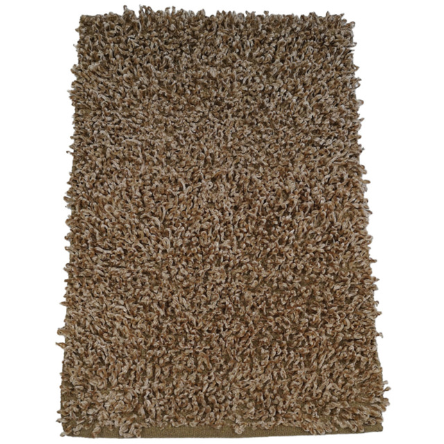 Rapport Home Oxford Cream Shaggy Super Absorbent Rug 88 x 55cm - Wilko - image 1