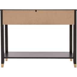 Palazzi 2 Drawer Black Console Table - Size: 35 x 105 x  80cm - Wilko - thumbnail 5