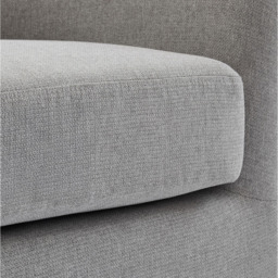 Living and Home Light Grey PU Leather Retro Swivel Armchair - Size: 73.5 x 78 x 65cm - Wilko - thumbnail 6