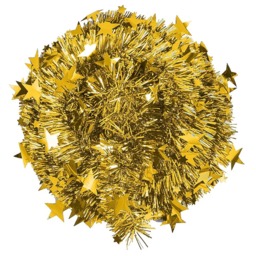Living and Home Gold Pop Up Tinsel Christmas Tree with Base 4ft - Wilko - thumbnail 5