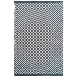 Soho Diamond Rug - Grey - Wilko