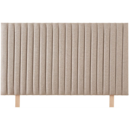 Aspire Furniture Catherine Lansfield Soho Double Natural Saxon Twill Headboard - Cream - Aspire Beds - Wilko - thumbnail 3