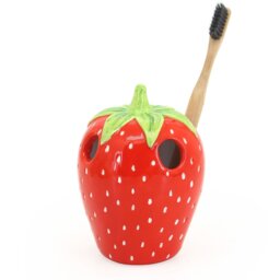 Strawberry Tooth Brush Holder Red - Wilko - thumbnail 1