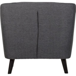 Seconique Ashley Dark Grey Fabric Armchair - Size: Single - Wilko - thumbnail 7
