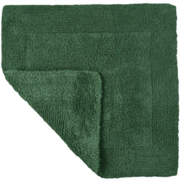 Allure Bath Fashions Luxury Reversible Square Dark Green Heavyweight Bath Mat 53 x 55cm - Size: 53 x 55 x 1cm - Wilko - thumbnail 4
