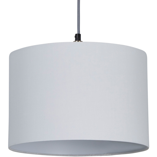Lighting Collection Yates White Drum Lamp Shade 30cm - Size: 21 x 31 x 31cm - Wilko - image 1