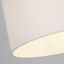 Lighting Collection Yates White Drum Lamp Shade 30cm - Size: 21 x 31 x 31cm - Wilko - thumbnail 5