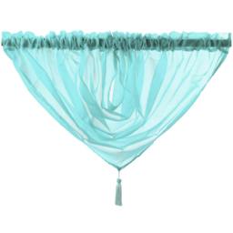 Velosso Riva Duck Egg Swag Curtain 112 x 99cm - Blue - Wilko - thumbnail 3