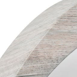 Pacific Lifestyle Abstract Grey Oak Wood Veneer Curved Wall Mirror 58 x 67cm - Wilko - thumbnail 4