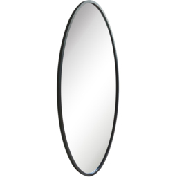 MirrorOutlet The Ovale Black Metal Oval Outdoor Garden Wall Mirror 180 x 100cm - Size: 180 x 100 x 3cm - Wilko - thumbnail 4