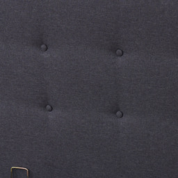 Indoor Living The Oslo Double Charcoal Linen Gas Lift Ottoman Bed Frame with Tufted Headboard - Grey - Wilko - thumbnail 7