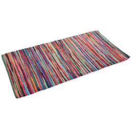 Allure Home Fashions Chindi Recycled Rag Rug 60 x 180cm - Multi - Wilko