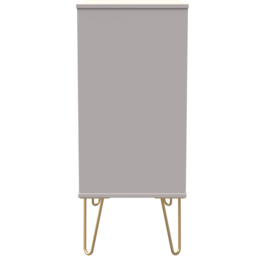 Crowndale Linear 4 Drawer Kashmir Matt Wide Chest of Drawers Ready Assembled - Cream - Wilko - thumbnail 5