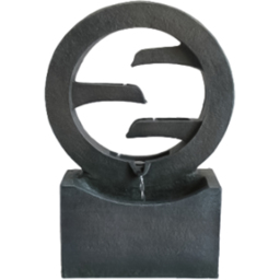 Tranquillity Lunar Flow Water Feature - Size: 34 x 48 x 18cm - Grey - Wilko - thumbnail 1