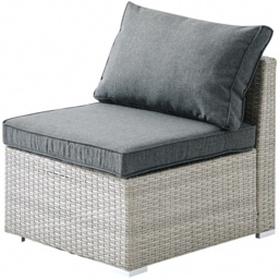 Home Detail Rhodes 5 Seater Grey Rattan Sofa Set with Cover - Wilko - thumbnail 5