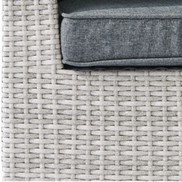 Home Detail Rhodes 5 Seater Grey Rattan Sofa Set with Cover - Wilko - thumbnail 7