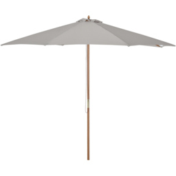 Outsunny Grey Bamboo Rope Pully Parasol 3m - Wilko