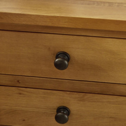 Julian Bowen Marlborough 3 Drawer White Oak Bedside Table - Wood - Wilko - thumbnail 5