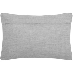 Voyage Maison Guava Steel Embroidered Feather Rich Cushion 40 x 60cm - Size: 60 x 40cm - Grey - Wilko - thumbnail 4