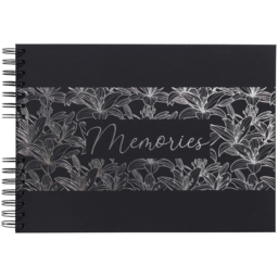 Exacompta Black Spiral Photo Album 50 Sheets 150 Photos - Size: 3 x 32 x 22.8cm - Wilko - thumbnail 4