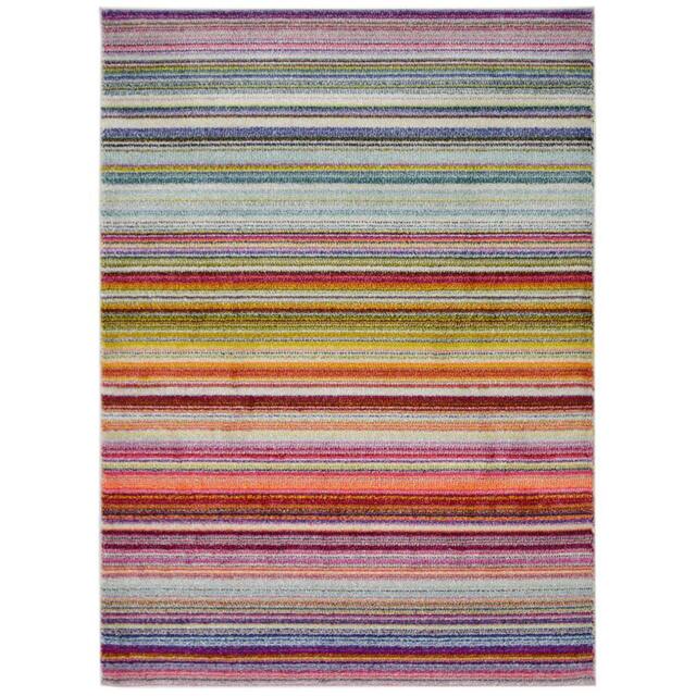 Homemaker Villa Multicoloured Stripe Rug 120 x 170cm - Wilko - image 1